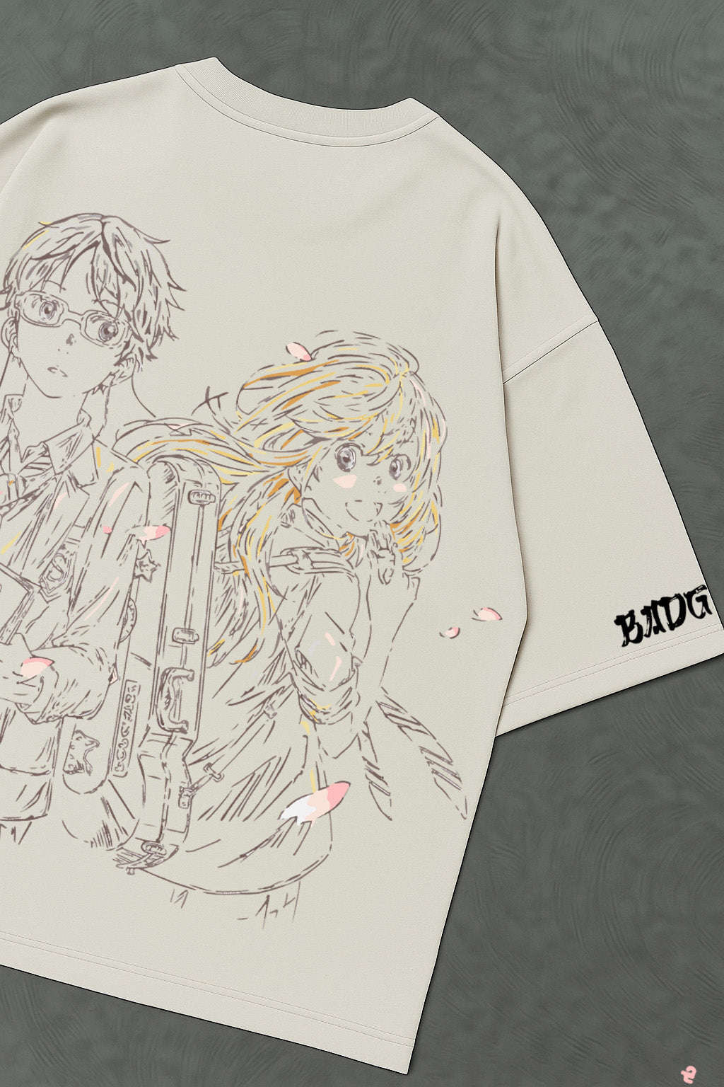 April's Last Note Oversized T-Shirt