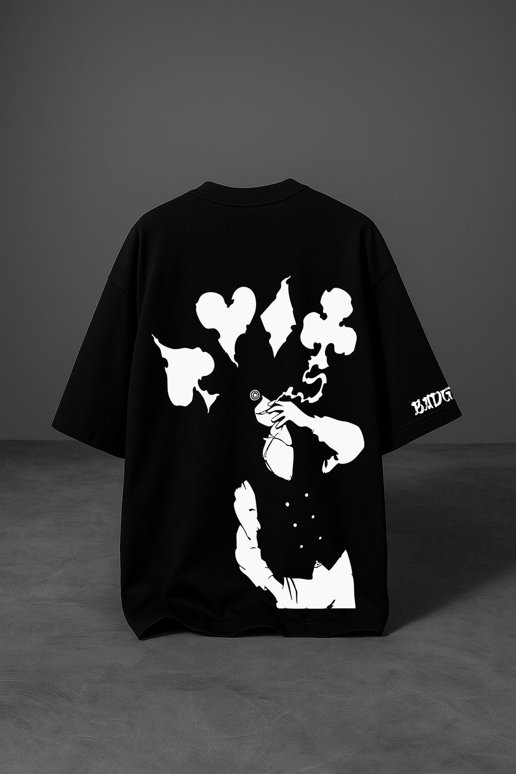 Face Behind The Smoke Oversized T-shirt