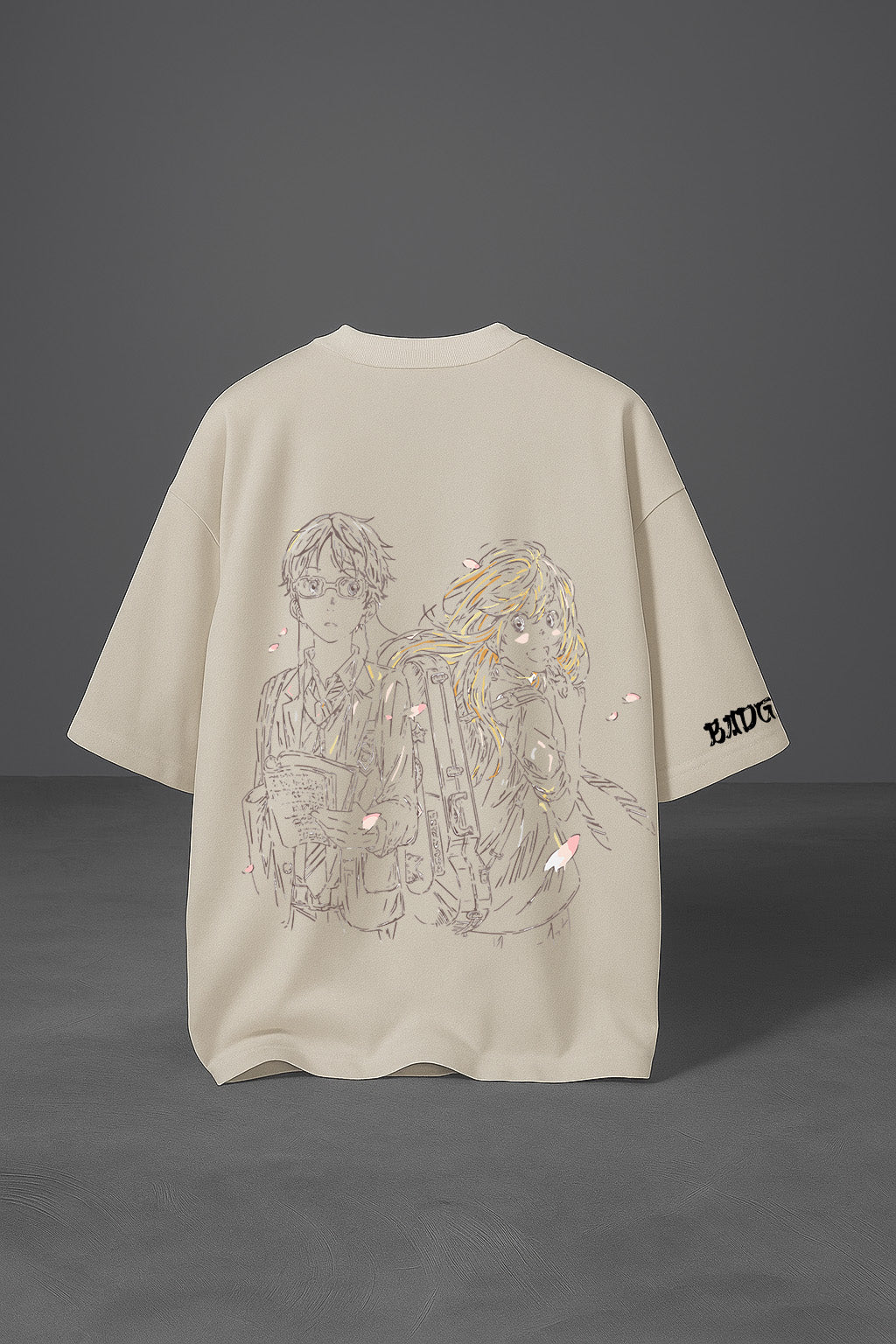 April's Last Note Oversized T-Shirt
