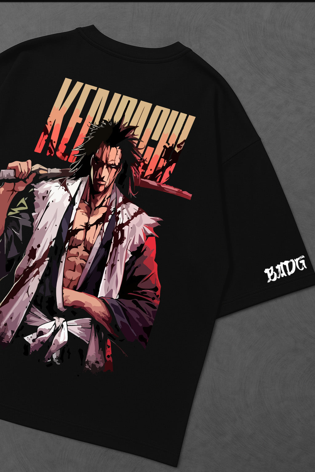 Bloodied Resolve: The Kenpachi T-Shirt
