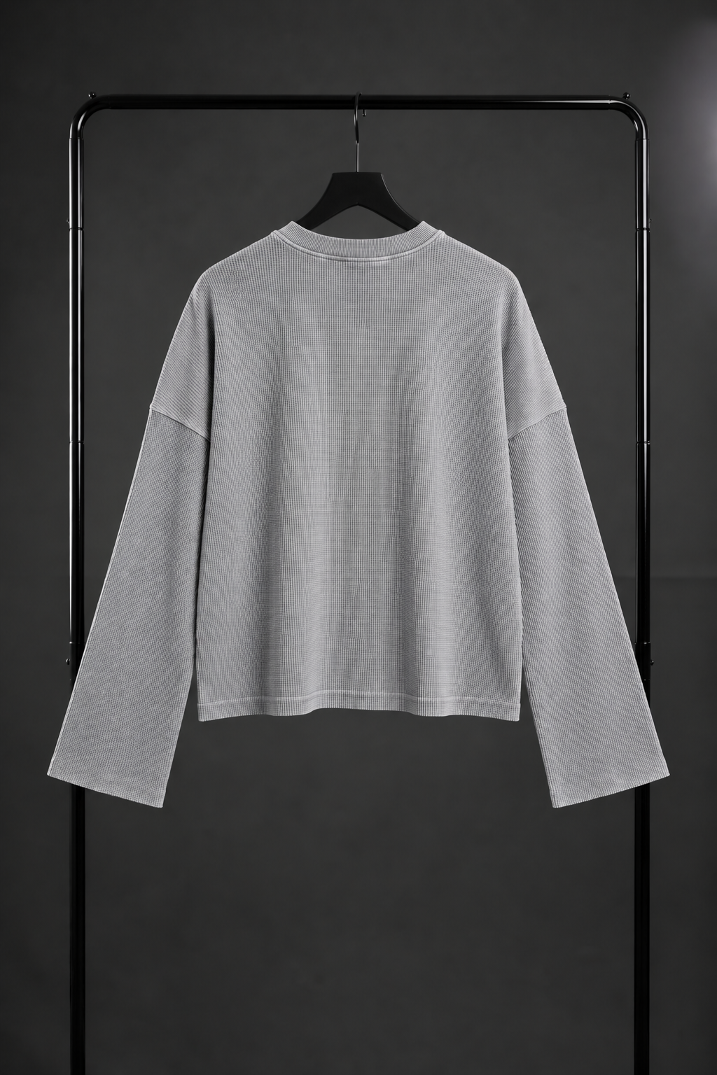 Oversized Core Waffle Full Sleeve T-Shirt
