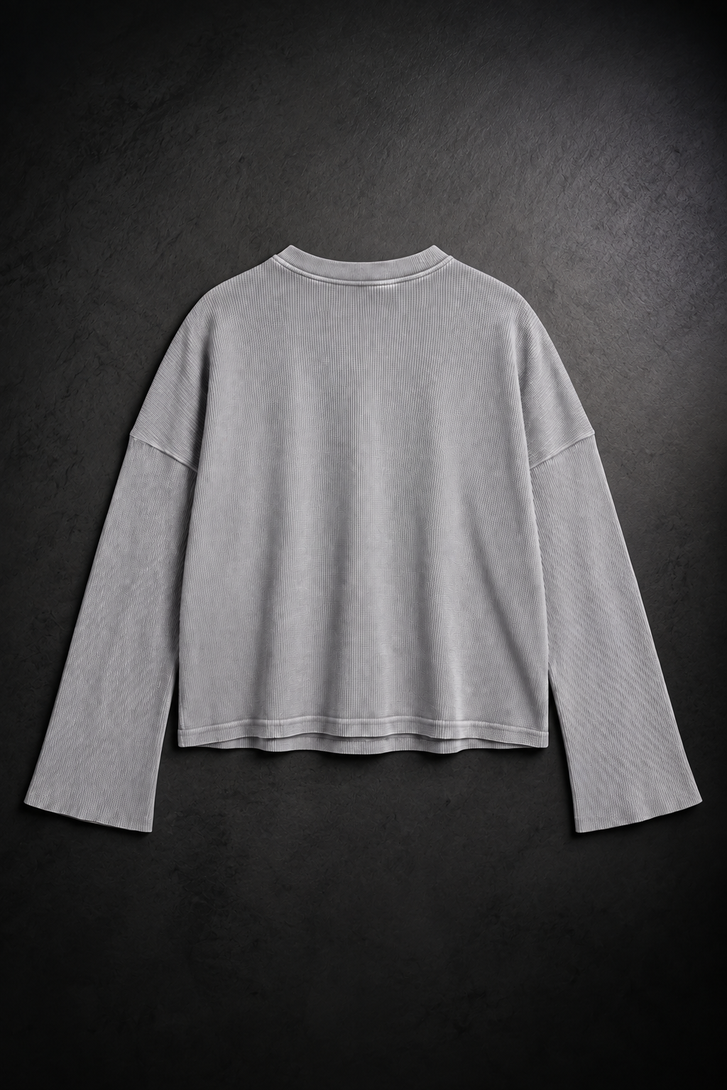 Oversized Core Waffle Full Sleeve T-Shirt
