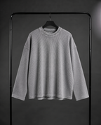 Oversized Core Waffle Full Sleeve T-Shirt