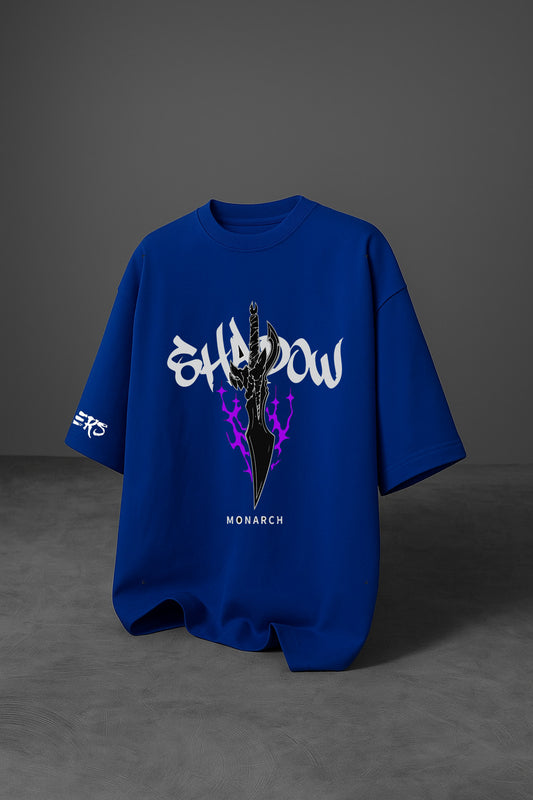 Shadow Monarch’s Wrath: Oversized Shadow Tee
