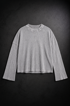Oversized Core Waffle Full Sleeve T-Shirt