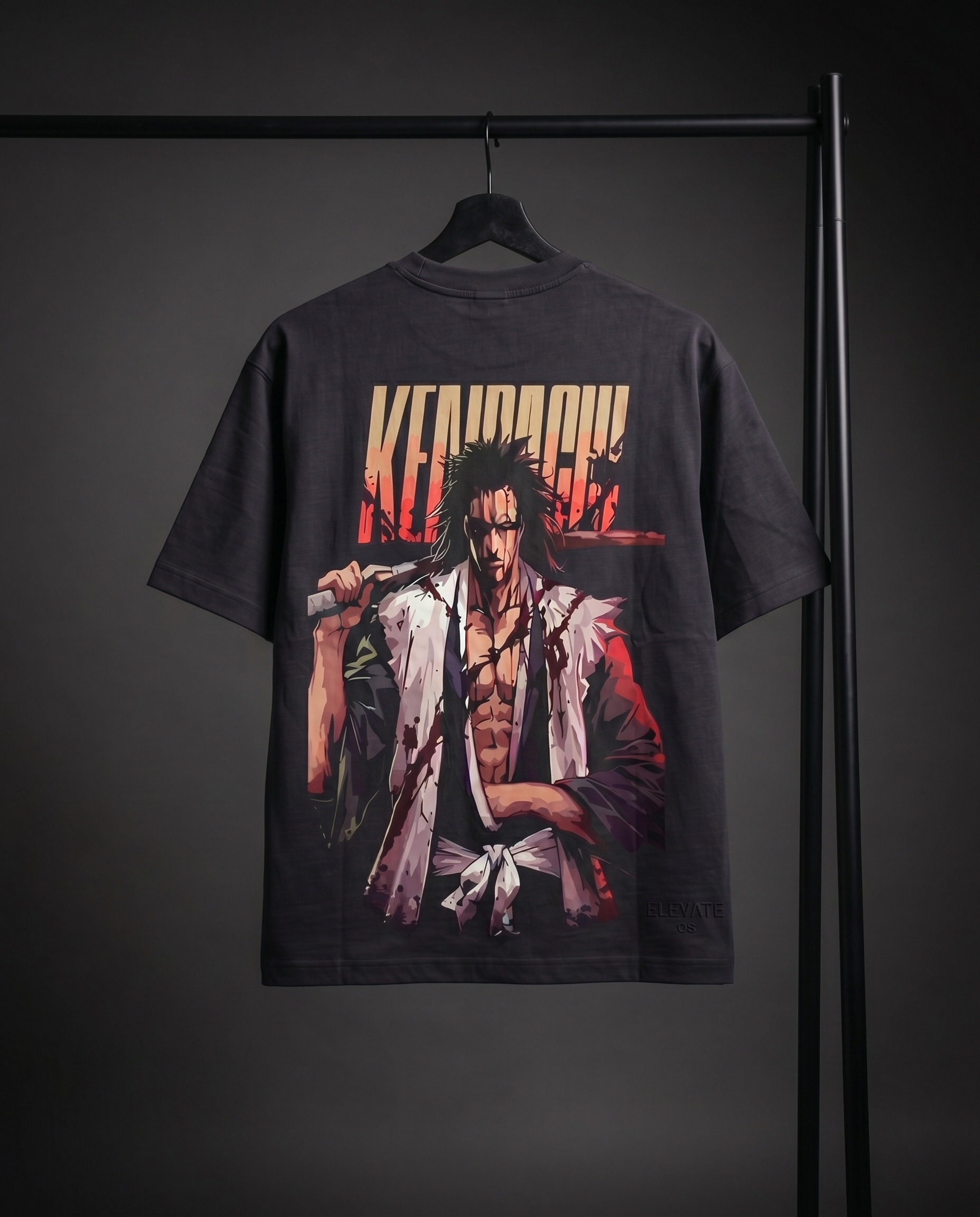 Bloodied Resolve: The Kenpachi T-Shirt