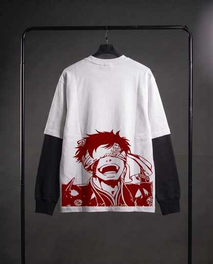 Crimson Tyranny: Qin Shi Huang Layered Tee