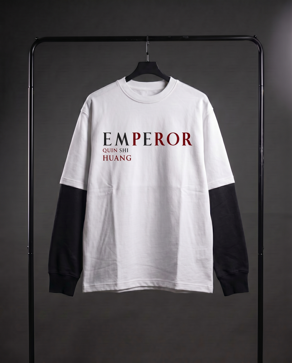 Crimson Tyranny: Qin Shi Huang Layered Tee