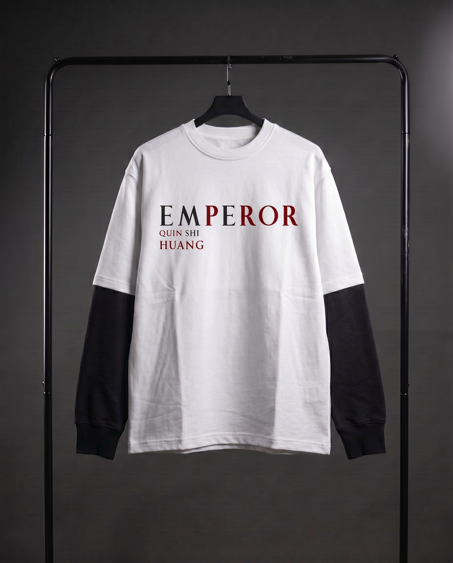 Crimson Tyranny: Qin Shi Huang Layered Tee
