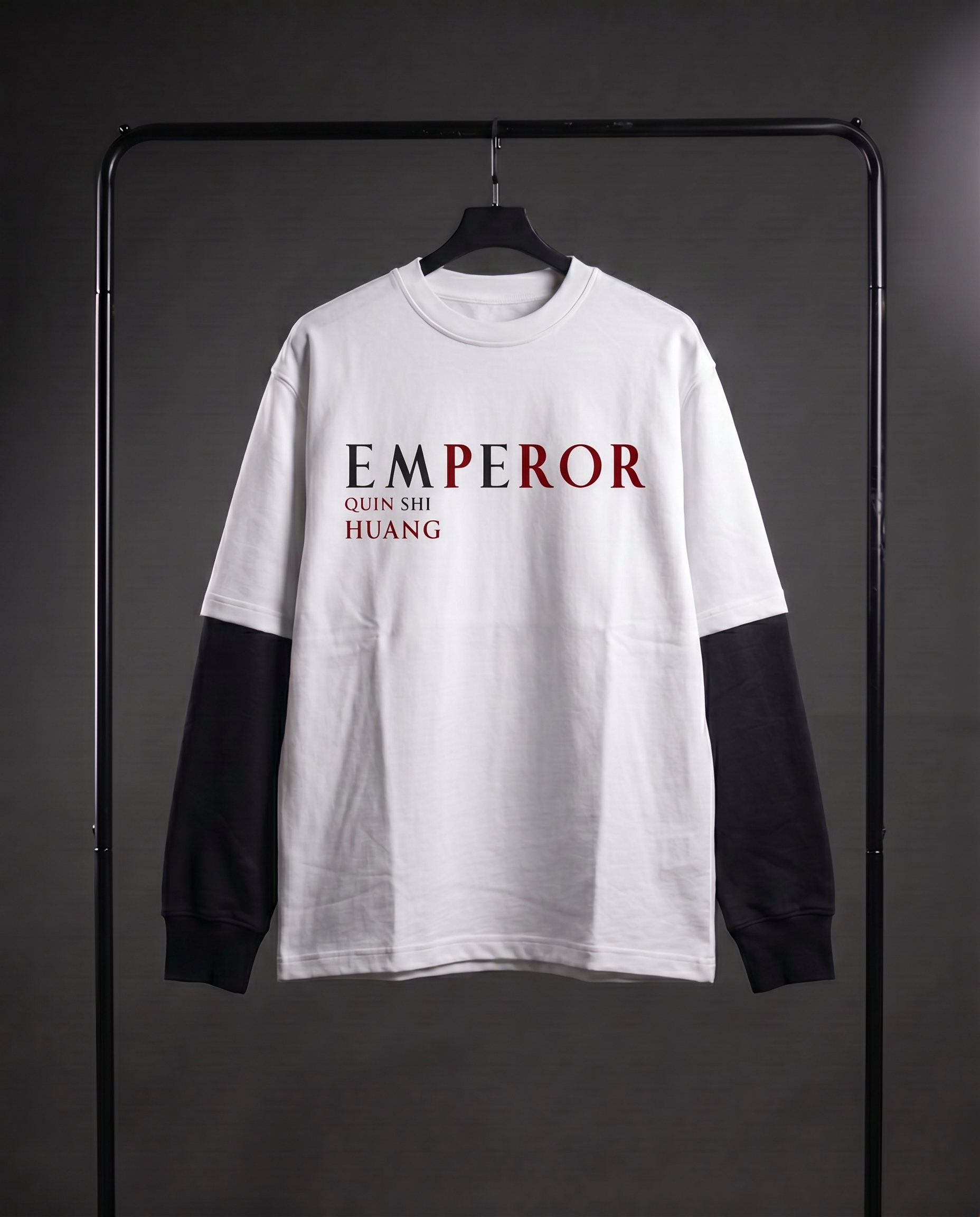 Crimson Tyranny: Qin Shi Huang Layered Tee