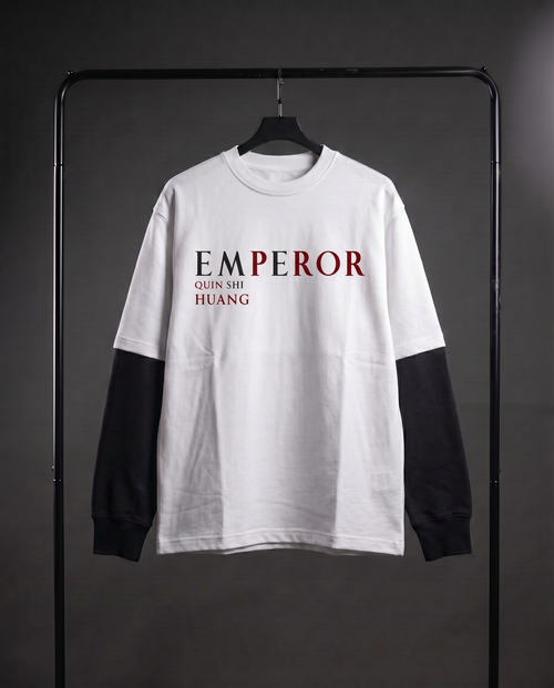 Crimson Tyranny: Qin Shi Huang Layered Tee