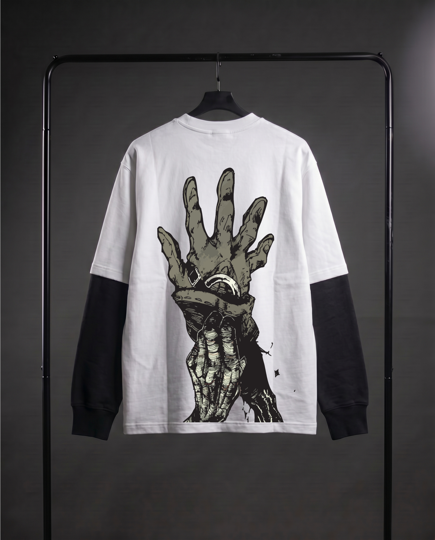 Graveborn Resolve: Rudo Gachiakuta Layered Tee