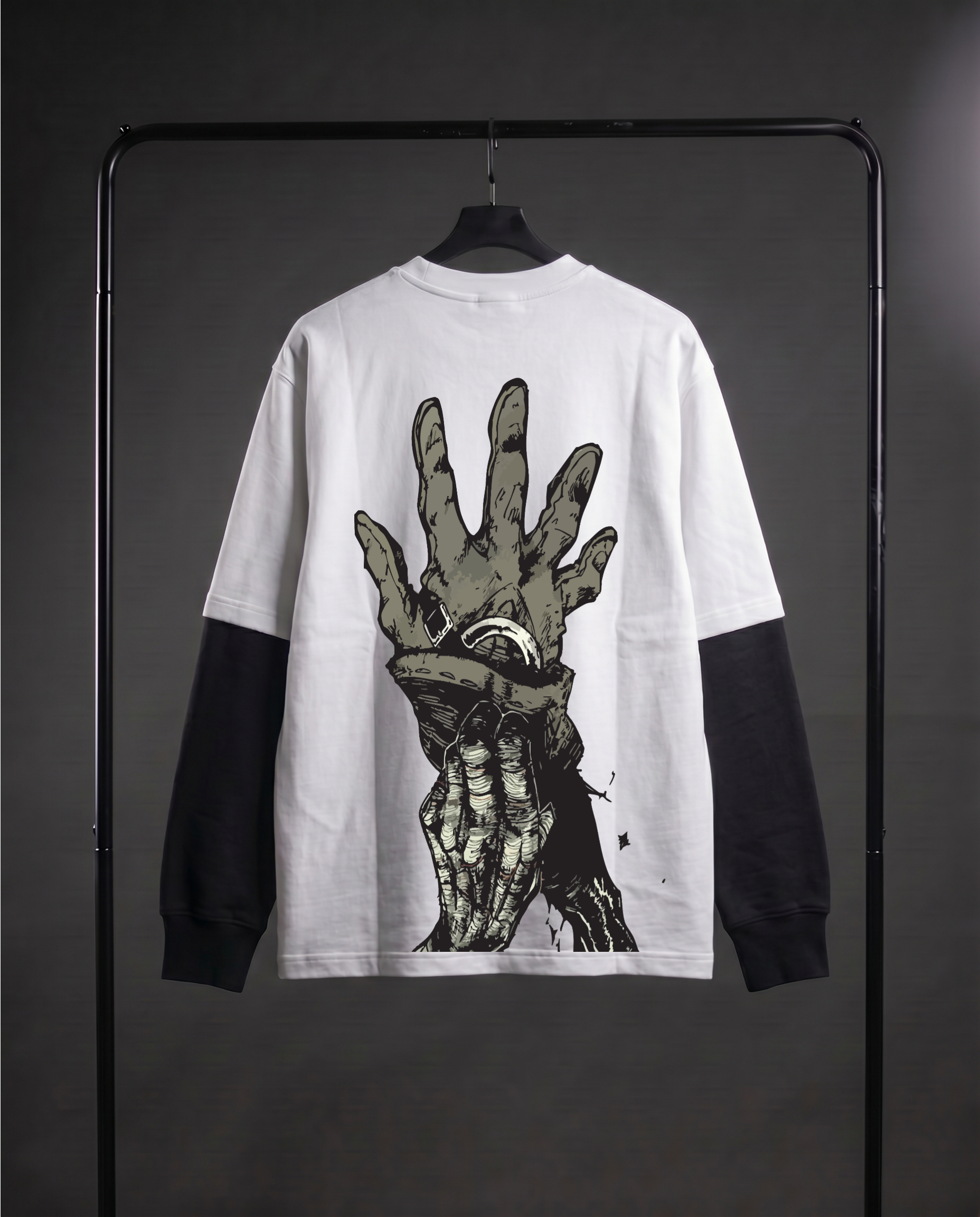 Graveborn Resolve: Rudo Gachiakuta Layered Tee