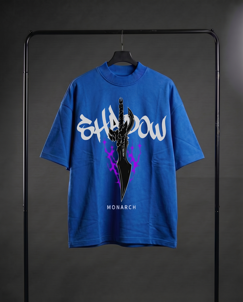Shadow Monarch’s Wrath: Oversized Shadow Tee