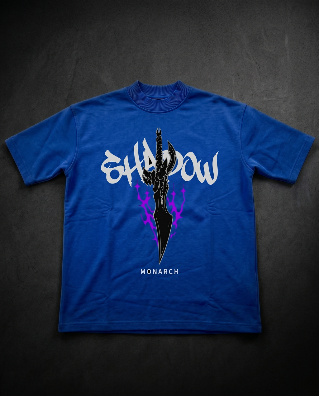 Shadow Monarch’s Wrath: Oversized Shadow Tee