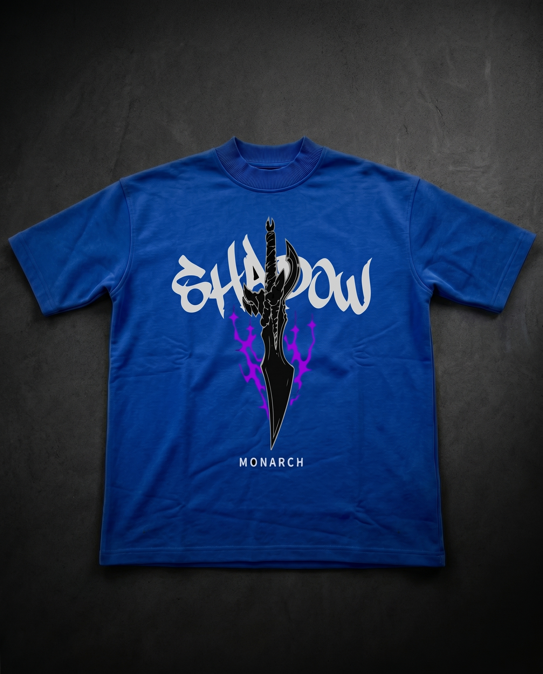 Shadow Monarch’s Wrath: Oversized Shadow Tee