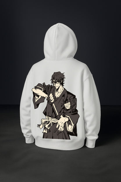 Hollow Deception: Aizen Oversized Core Hoodie