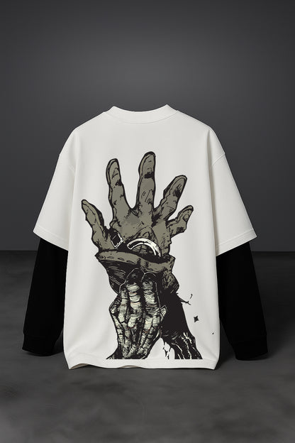 Graveborn Resolve: Rudo Gachiakuta Layered Tee