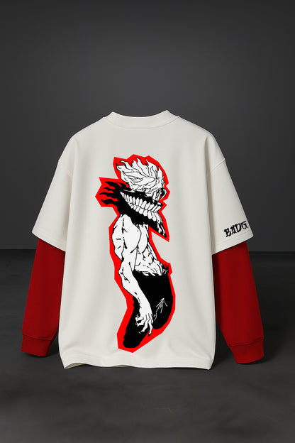 Turbo Form: Okarun Oversized Layered Tee