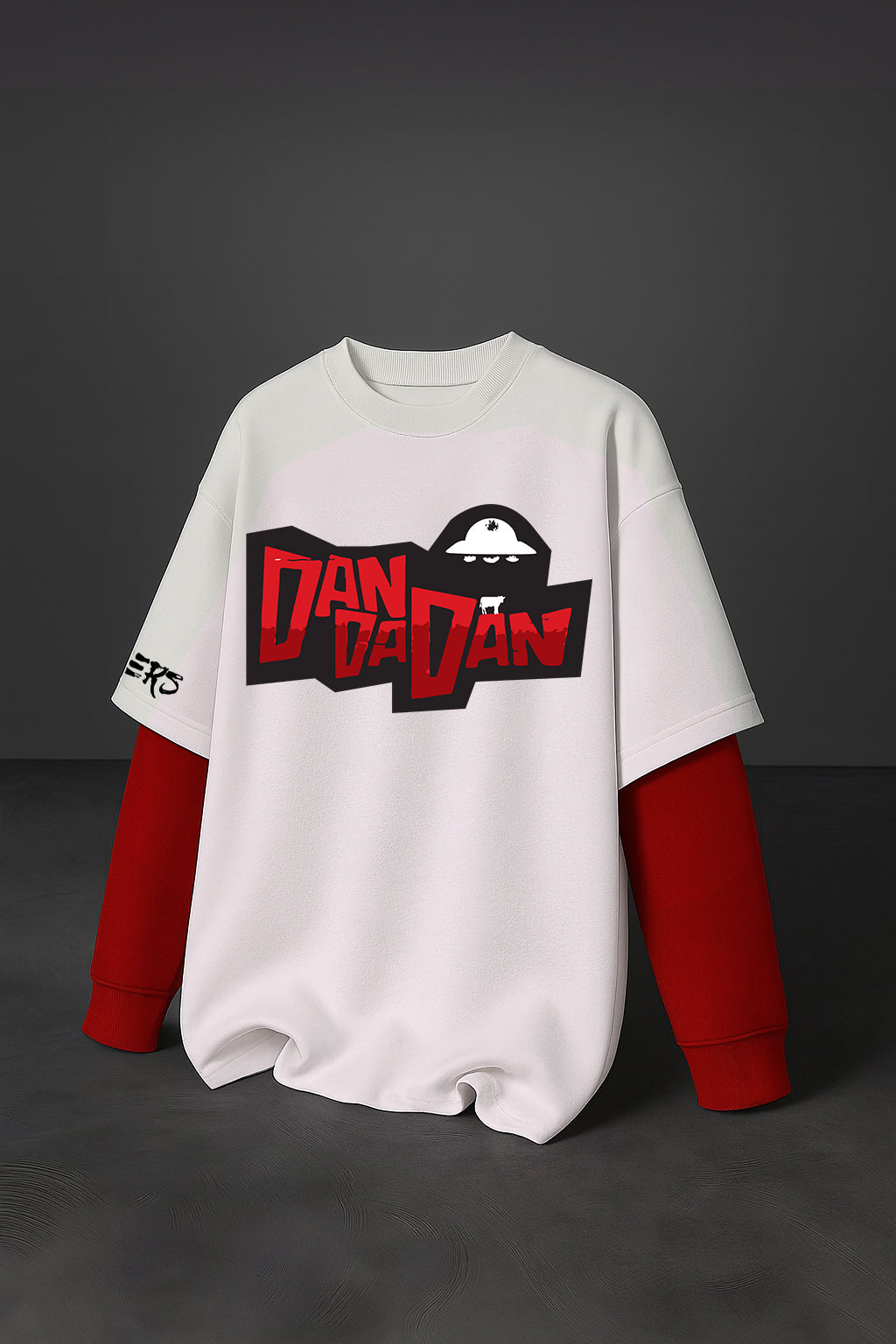 Turbo Form: Okarun Oversized Layered Tee