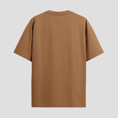 Brown oversized core t-shirt