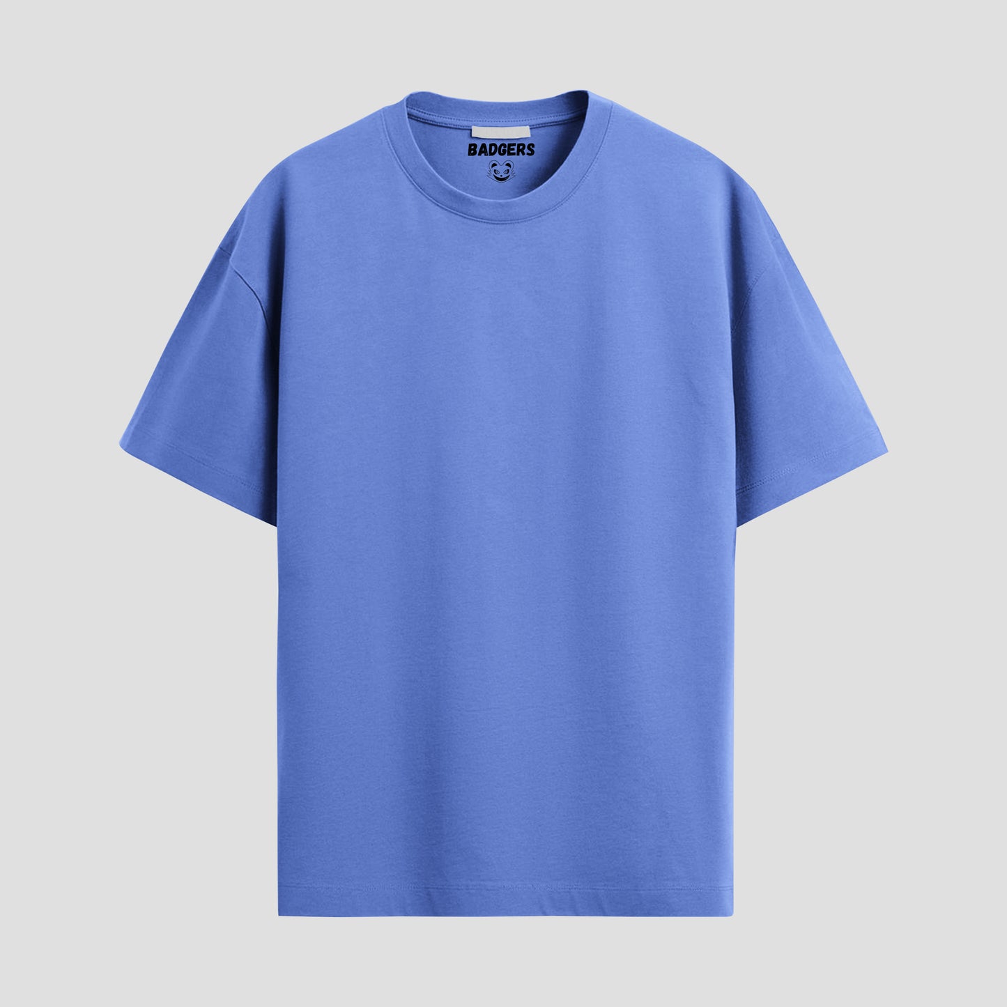 Royal blue oversized core t-shirt front